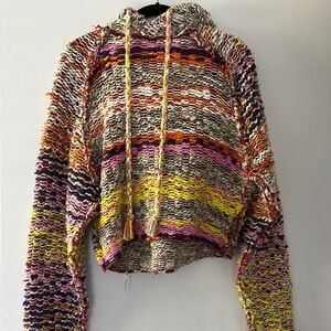 Funky Free People Knitted Sweatshirt (NWT)